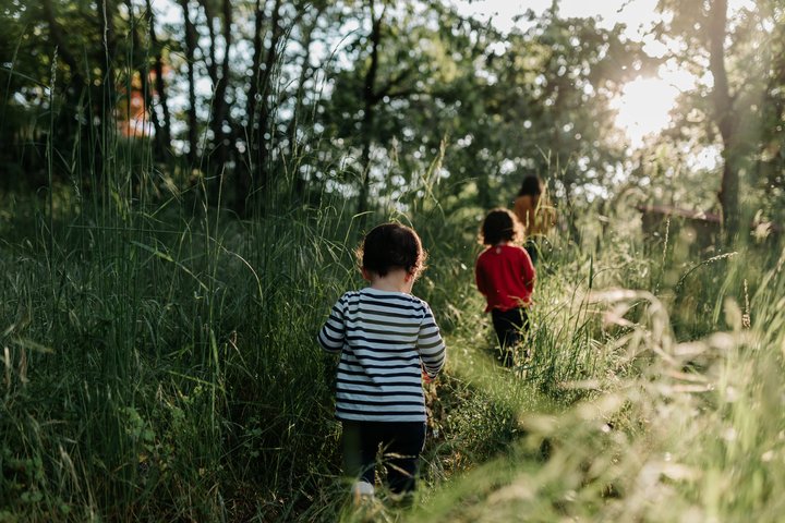 Familie in der Natur
